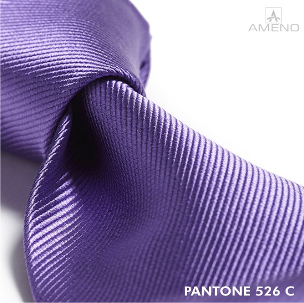 Solid colored silk neckties.